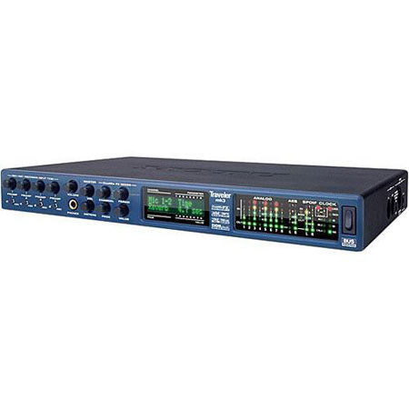 MOTU Traveler-mk3 28-In/30-Out Portable Bus-Powered Audio Interface with Effects & Mixing, 24-bit Converters, Up to 192kHz Sample Rates