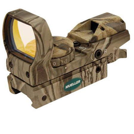Mueller 1x22x33 Quick Shot Pistol Scope, Camo