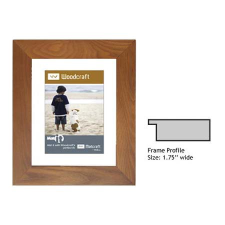 Milburn Designs 223040WM46 5x7 Wood Frame, Teak
