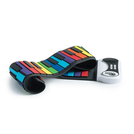 MUKIKIM Rock & Roll It 49-Key Rainbow Piano Set