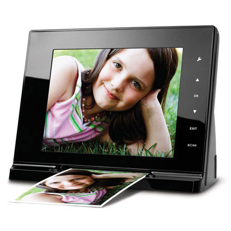 Mustek PF-A6L 8" Digital Picture Frame and Scanner