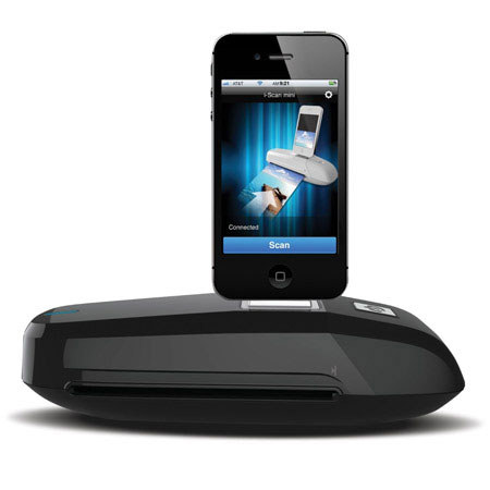 Mustek S600i Mini Docking Scanner for Apple iPhone/iPod Touch, Black