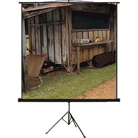 Mustang 47x63" Tripod Front Projection Screen, 4:3 Aspect Ratio
