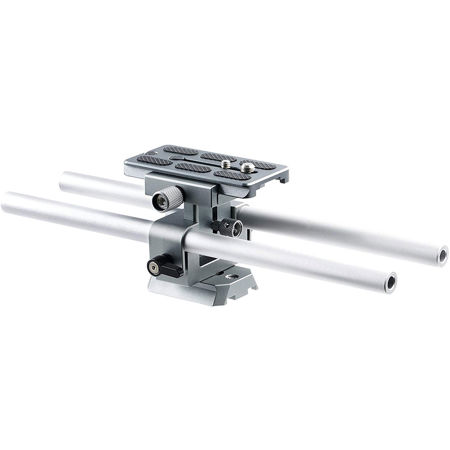 Movo Photo BPR-9 Universal Baseplate System with 15mm Rods & Quick Release Plate