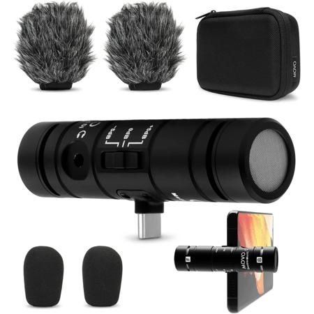 Movo Photo DoubleMic-UC Cardioid Dual Condenser Microphone for Android