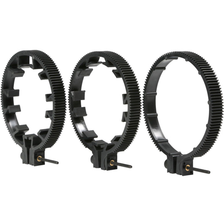 Movo Photo FR3 Adjustable 3-Piece Follow Focus Ring Gear Set, 65/75/85mm Rings