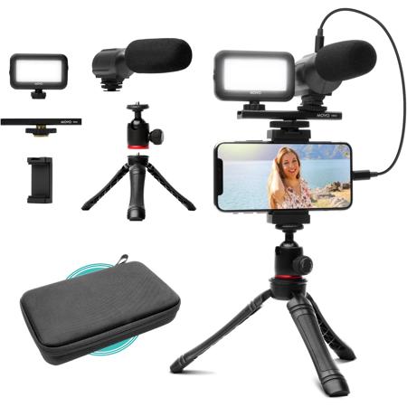 Movo Photo iVlogger Vlogging Kit for Apple iPhone