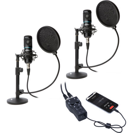 Movo Photo MPB-DI Smartphone Podcast Recording Kit for iOS Devices