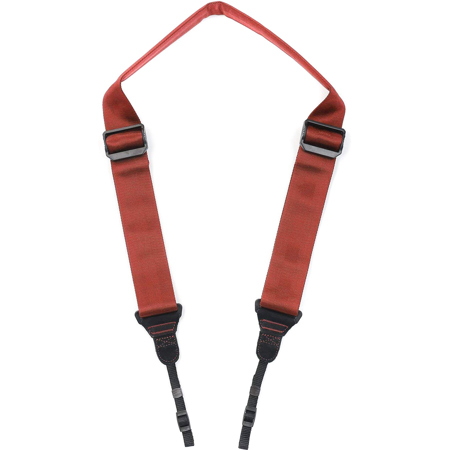 Movo Photo NS-203 Nylon-Webbed Shoulder/Sling Camera Strap with Anti-Fatigue Gel Neck Pad for Cameras & Binoculars, Coral