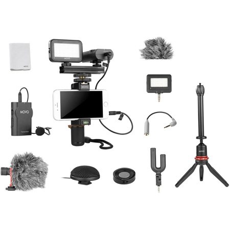 Movo WMIC50  Portable 2.4GHz Wireless Microphone Lavalier System