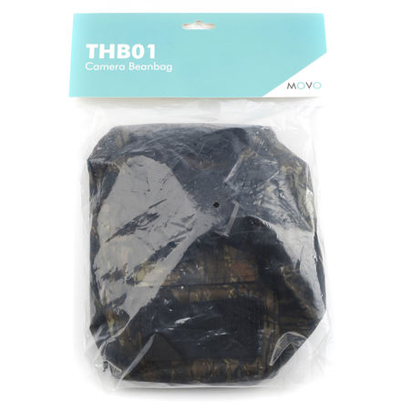 Movo Photo THB01 Camouflage Camera Lens Bean Bag, Junior, Mossy Oak