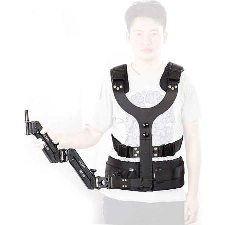 Movo Photo VS3K Steadycam Stabilizer Bundle w/ Dual Articulating Arm & Body Vest