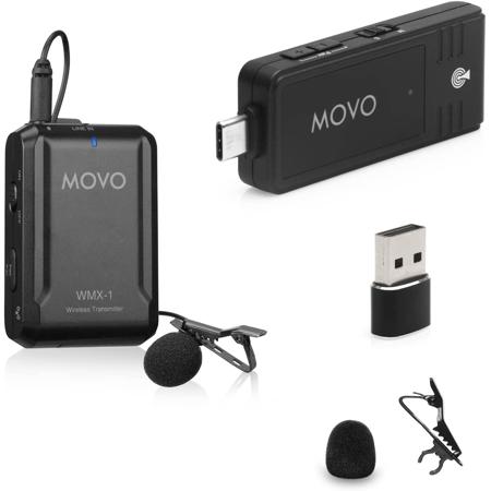 LV1-UC | Digital Lav Omni Clip-on Mic with USB Type-C Connector | Movo