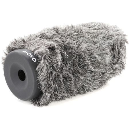 Movo Photo WS-G140 Furry Rigid Windscreen for Microphones up to 5.5" Long