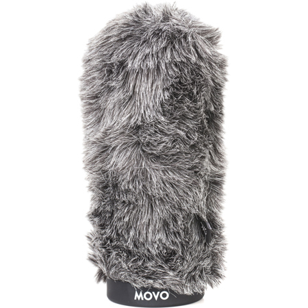 Movo Photo WS-G160 Furry Rigid Windscreen for Microphones up to 6.3" Long