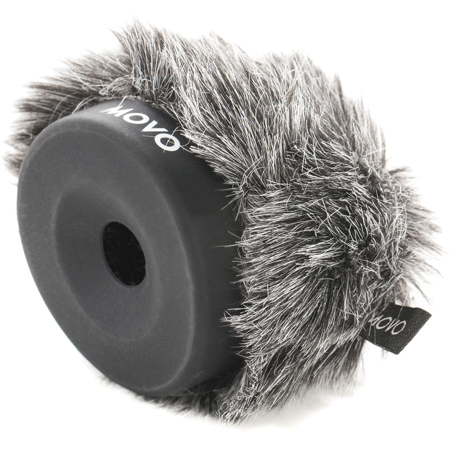 Movo Photo WS-G30 Furry Rigid Windscreen for Microphones up to 1.2" Long
