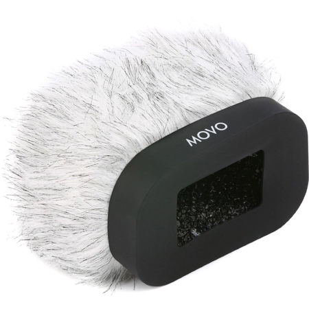 Movo Photo WS-R30 Professional Furry Rigid Windscreen for Zoom H4n/H5/H6