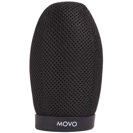 Movo Photo WST100 Ballistic Nylon Windscreen for Shotgun Microphones, 3.1" Long