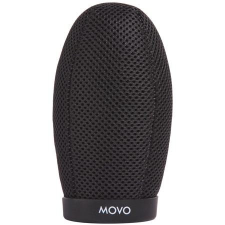 Movo Photo WST120 Ballistic Nylon Windscreen for Shotgun Microphones, 3.9" Long