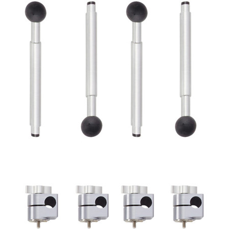 MYT Works Rosette Leg 7" Adapters for Galaxy and Glide Systems, 4 Pack