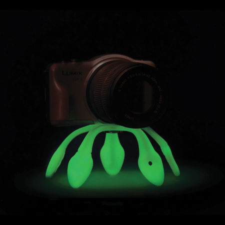 miggo Splat Flexible Mini Tripod for Mirrorless/Compact Cameras,Glow-In-The-Dark
