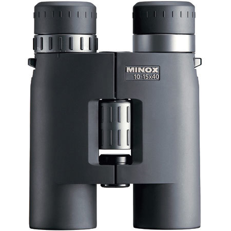 Minox BD 10 - 15 x 40 BR Vario, Water Proof Roof Prism Fullsize Binocular with 4.0-3.5 Degree Angle of View, U.S.A.