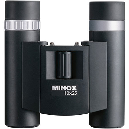 Minox BD 10x25 BR, Water Proof Roof Prism Binocular with High Eye Relief, with 5.0 Degree Angle of View.