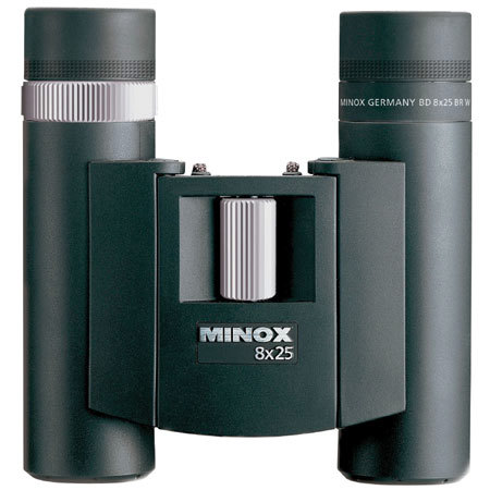 Minox BD 8x25 BR W, Water Proof Roof Prism High-Contrast Binocular with 6.3 Degree Angle of View, U.S.A