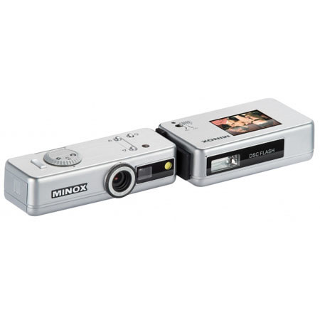 Minox 60666 DSC Silver Digital Spy Camera with Flash