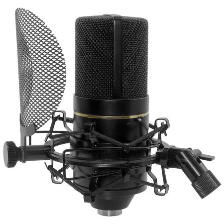 MXL 770 Complete Microphone Bundle with Integrated Pop Filter and Shockmount Kit