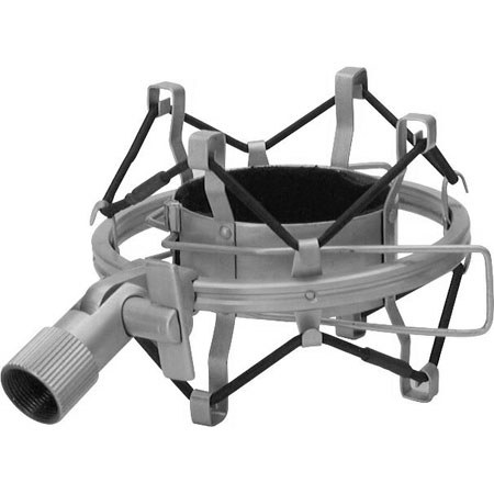MXL High-Isolation Microphone Shock Mount for 770/990 & Mics with a 60mm Diameter, Silver