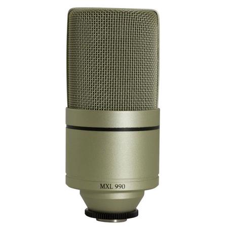 MXL 990 コンデンサーマイク レコーディングキット MXL 990 Complete Microphone Bundle with Integrated Pop