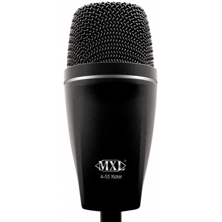 MXL A-55 Kicker Dynamic Drum Microphone, Black