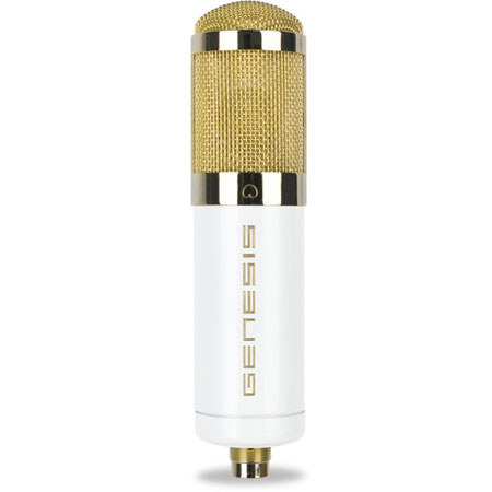 MXL Genesis SE Special Edition Cardioid Condenser Tube Microphone, White/Gold