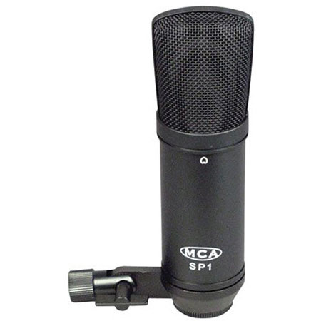 MXL MCA-SP1 Large Diaphragm Studio Condenser Microphone with 48V Phantom Power, Black