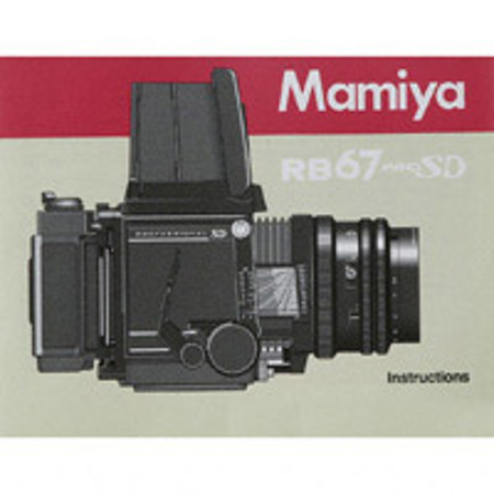 Mamiya RB Pro Instruction Manual