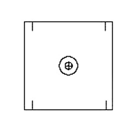 Mamiya 212425 RZ67 Focusing Screen D Crosshair