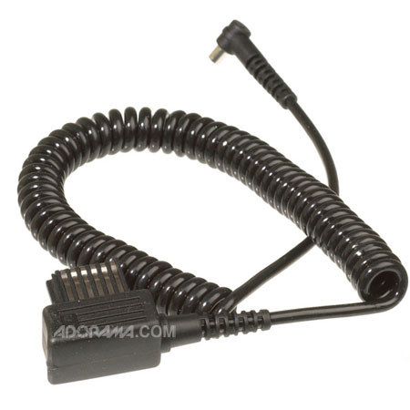 Metz MZ5521 3' Coiled Sync Cord, Metz 6 Contact to PC