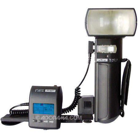 Metz MZ76252 76 Series MZ-5 Handlemount TTL Flash, GN 250'