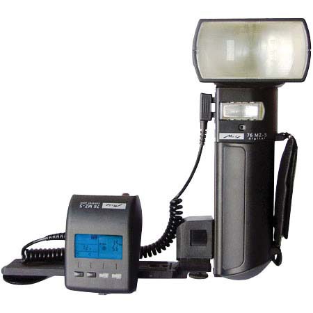 Metz 76 Series MZ-5, Digital Handlemount TTL Flash with NiMH Battery and Charger, with Spare NiMH Battery & SCA-3102 Dedicated TTL Flash Adapter for Canon EOS