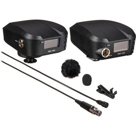 Marantz PMD-750 Camera-Mount Digital Wireless System with Omnidirectional Lavalier Mic