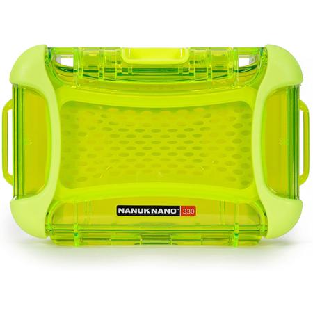 Nanuk Nano 330 Ultra Resistant Polycarbonate Waterproof Protective Case, Lime