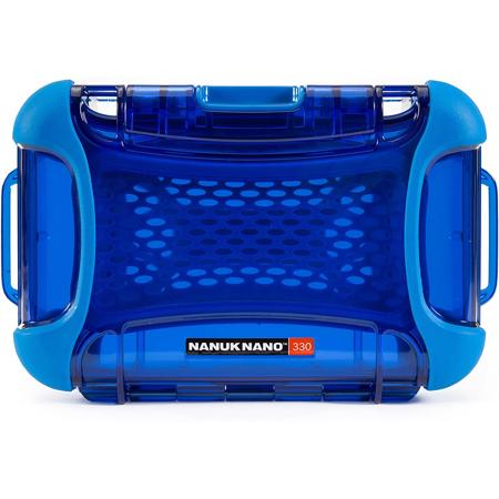Nanuk Nano 330 Ultra Resistant Polycarbonate Waterproof Protective Case, Blue