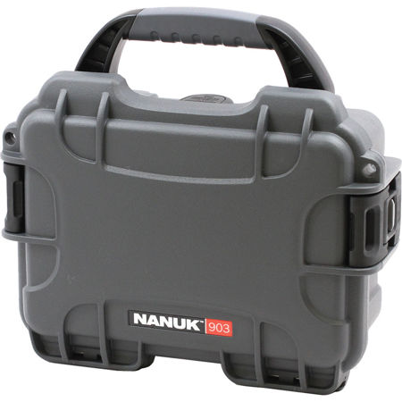 Nanuk Small Series 903 NK-7 Resin Waterproof Protective Case, Graphite