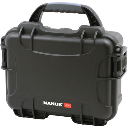 Nanuk Small Series 904 Lightweight NK-7 Resin Waterproof Protective Case, Black