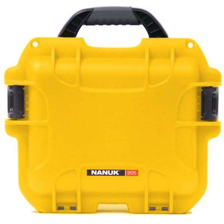 Nanuk Small Series 905 Lightweight NK-7 Resin Waterproof Protective Case for Point & Shoot Camera or Binoculars, Yellow