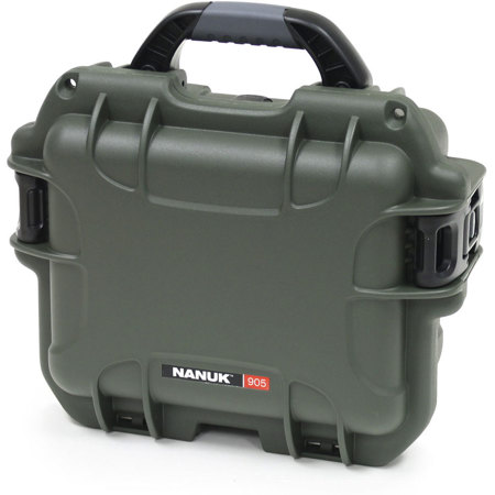 Nanuk Small Series 905 Lightweight NK-7 Resin Waterproof Protective Case, Olive