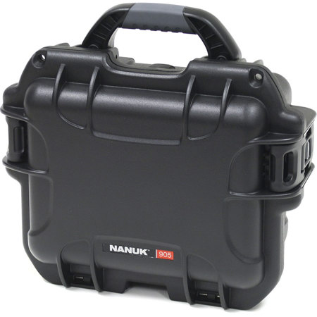 Nanuk Small Series 905 NK-7 Resin Protective Case with Padded Dividers, Black