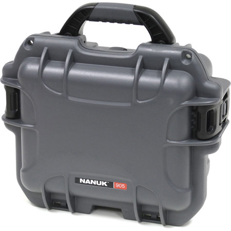 Nanuk Small Series 905 NK-7 Resin Protective Case with Padded Dividers, Graphite