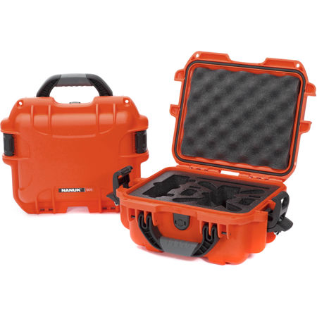 Nanuk 905 Waterproof Hard Case for DJI Spark Drone, Orange